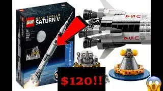 Lego Ideas NASA Apollo Saturn V ($120!!!) Review 21309