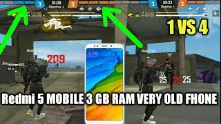 I am noob player Free fire 1vs 4 Last situation