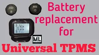 DIY: Replacing the batteries for Wireless universal tpms after a year  #TPMS