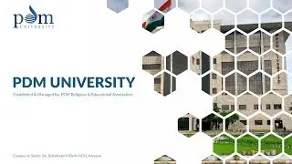 PDM University at a glance
