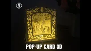 HOW TO MAKE  POP-UP CARD 3D MERRY CHISTMAS---BICH PAPER ART