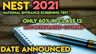 NEST|2021|Exam|Date|Latest|Updates|Released|Tamil|Muruga MP