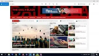 CSS Grids article website part 1 layout
