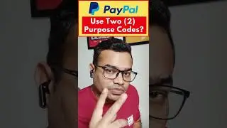 #PayPal में 2 Purpose Code Use कर सकते हैं? Can I Use two #PurposeCode in PayPal?