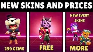 New Upcoming Skin Prices in Brawl Stars | New Brawler and New Skins in Brawl Stars 