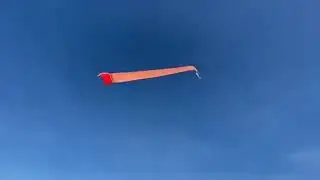 3 Year Old kid carried into the sky by a kite during an International Kite Festival