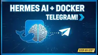 How to Install Hermes AI in a docker Step by Step + Telegram connection + OpenAI sub integration