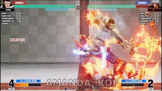 KOF XV Maxima air armor & combos 100%