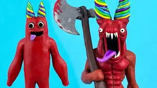 Детский Сад Банбан: Новый БОСС Бан Бан 💚 Лепим Garten of Banban из пластилина от Лепка ОК