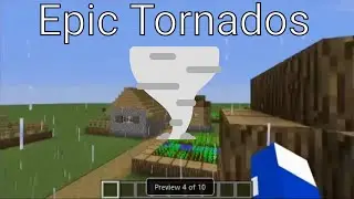 Tornadoes in Minecraft! (Minecraft Mod Showcase #1)