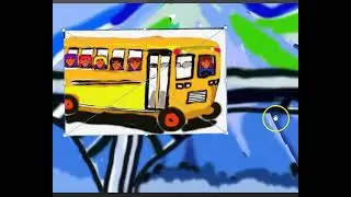 School Bus Sceneries Bridge