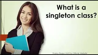 What is a singleton class