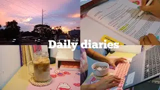 Daily diaries 🥑 study vlog, going out, grocery shopping + iced coffee ☕ ft. Unplanned voyage