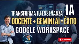 🚀 REVOLUCIONA TU ENSEÑANZA CON IA: DOMINA GOOGLE WORKSPACE Y GEMINI AI: