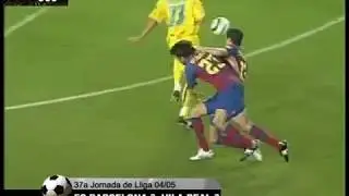 Highlights FC Barcelona (3-3) Villarreal 2004/2005