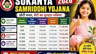 Sukanya Samriddhi Yojana Calculator 2026 | Interest, Benefits & Maturity Explained