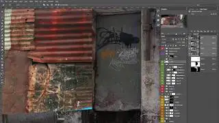 Photoshop - making of/process - wip (unfinished) /ArtStation Matte Painting challenge
