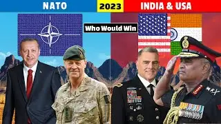 India & USA vs NATO Military Power Comparison 2023 | NATO vs India & USA Military Power Comparison