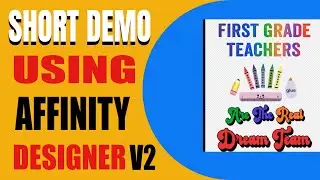 How to use Affinity Designer v2 School Art