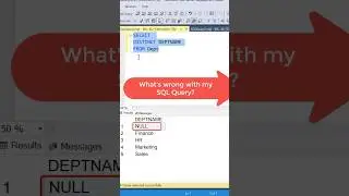 SQL | What's wrong with this SQL Query ?  Count Distinct 