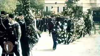 1915 - Alman Diplomat Hans von Wangenheim'ın Cenazesi ve Prusya - Osmanlı Heyetleri