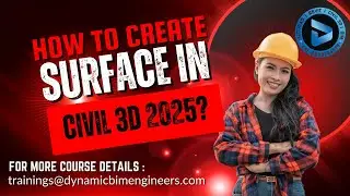 How to Create Surface in Civil 3D 2025? || Dynamic Design Creations