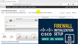 Cisco Firewall Initial Setup | Cisco Firepower 4100/9300 FXOS MGMT IP, SSH & GUI Access Step-by-Step