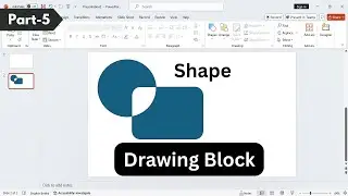 How to cut shapes in power point ? | How to merge shapes in PowerPoint Part- 5