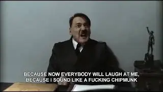 Downfall parody - Hitler is informed that his voice is high
