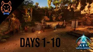 Surviving 100 Days in Hardcore Ark: Survival Ascended (The Island)