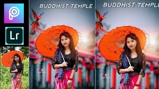 PicsArt BUDDHA TEMPLE Tutorial |PicsArt Manipulation Editing|PicsArt Mobile Editing 2020|KinG Editz