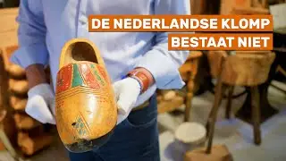 The Dutch yellow clog is specially made for tourists.