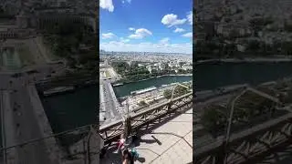ON TOP of the EIFFEL TOWER in Paris France!