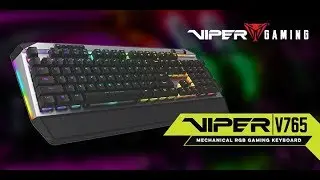 VIPER V765 RGB 機械式電競鍵盤 燈效 按鍵聲音