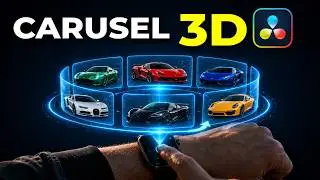 How to Animate a 3D Carousel in DaVinci Resolve