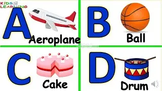 ABCD I ABC flash cards I abcd I ABC for kids | A book of ABC I Learn Abc | 