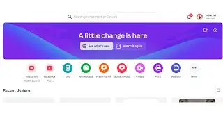 How turn new Canva interfacew! Canva glow up