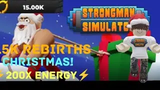 Today i will do 15K REBIRTHS Strongman simulator roblox 