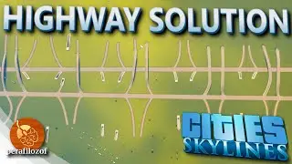 🏁 Best ENTRANCE EXIT highway ramps Tutorial | No interchange for Cities: Skylines | Traffic Guide #4