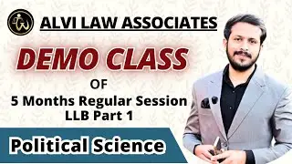 DEMO Class | 5 Months Regular Session | Political Science | LLB Part 1 | Lecture 1