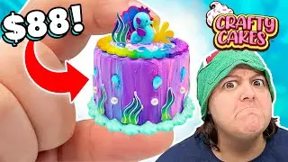 TINY CAKES Decorating! Unbox & Review Crafting Mystery Box Crafty Cakes