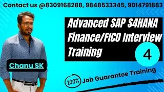 Advanced SAP S4HANA Finance Interview Training -4: SAP FICO Interview Preparation