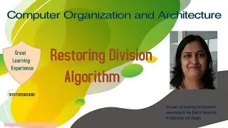 Restoring Division Algo