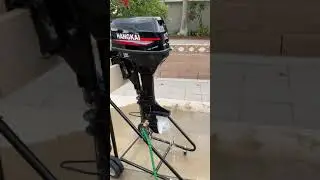 Hangkai 12 HP  2 stroke Outboard initial start