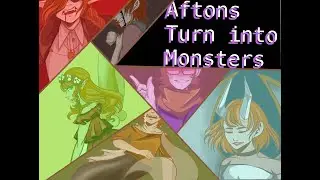 Aftons turn into Monsters/Mythical Creatures + ???/Fnaf/Gacha Club