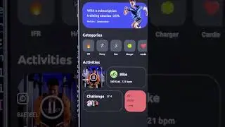 Sport training App -