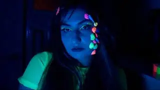 KARANLIKTA PARLAYAN NEON MAKYAJ!