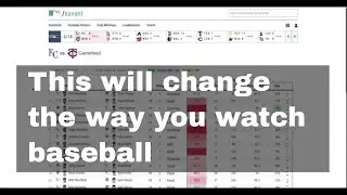 How to Use Baseball Savant's Gamefeed