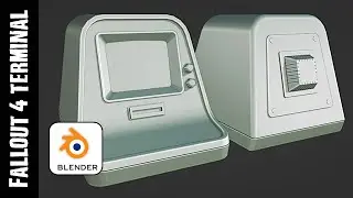 BLENDER: FALLOUT 4 TERMINAL (MODELING)