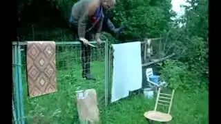 Мастер учит прыжку с топором